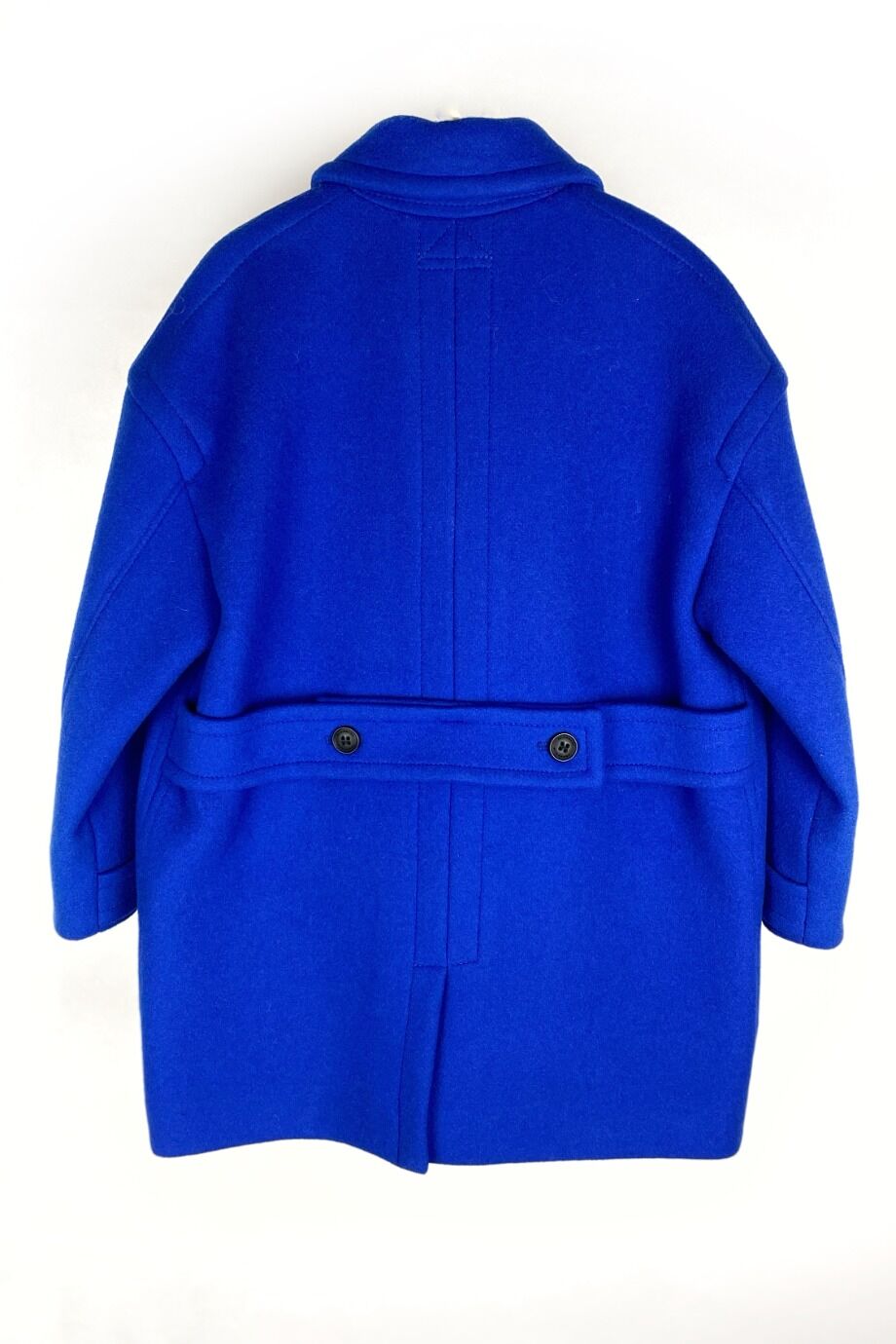 image 3 Детское пальто синего цвета на кнопках