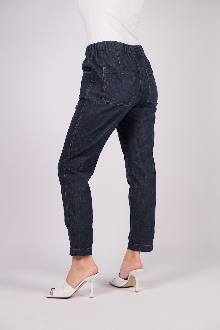 image 4 Джинсовые брюки на резинке