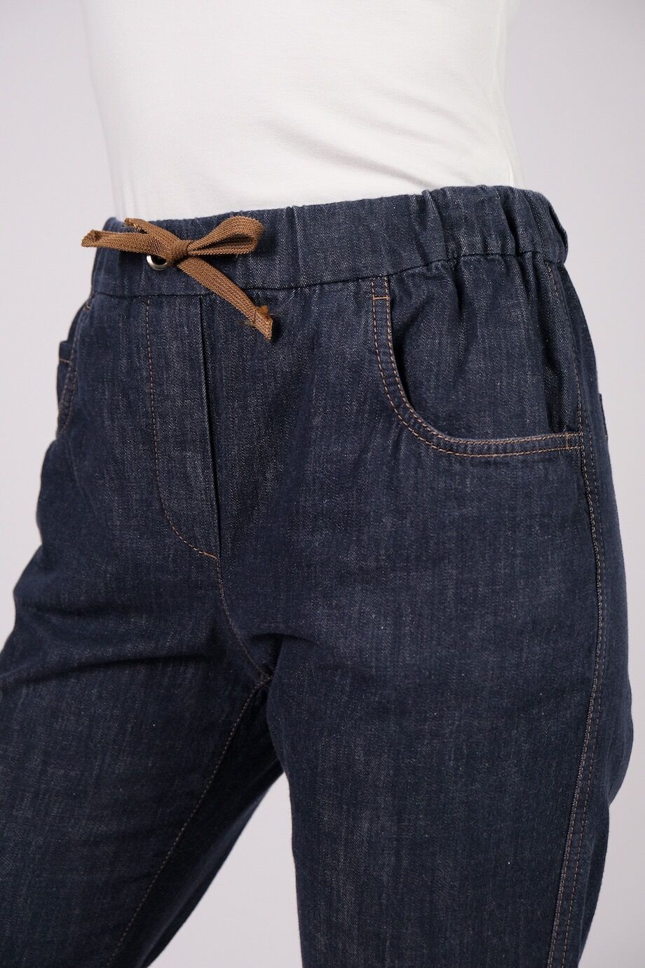 image 5 Джинсовые брюки на резинке