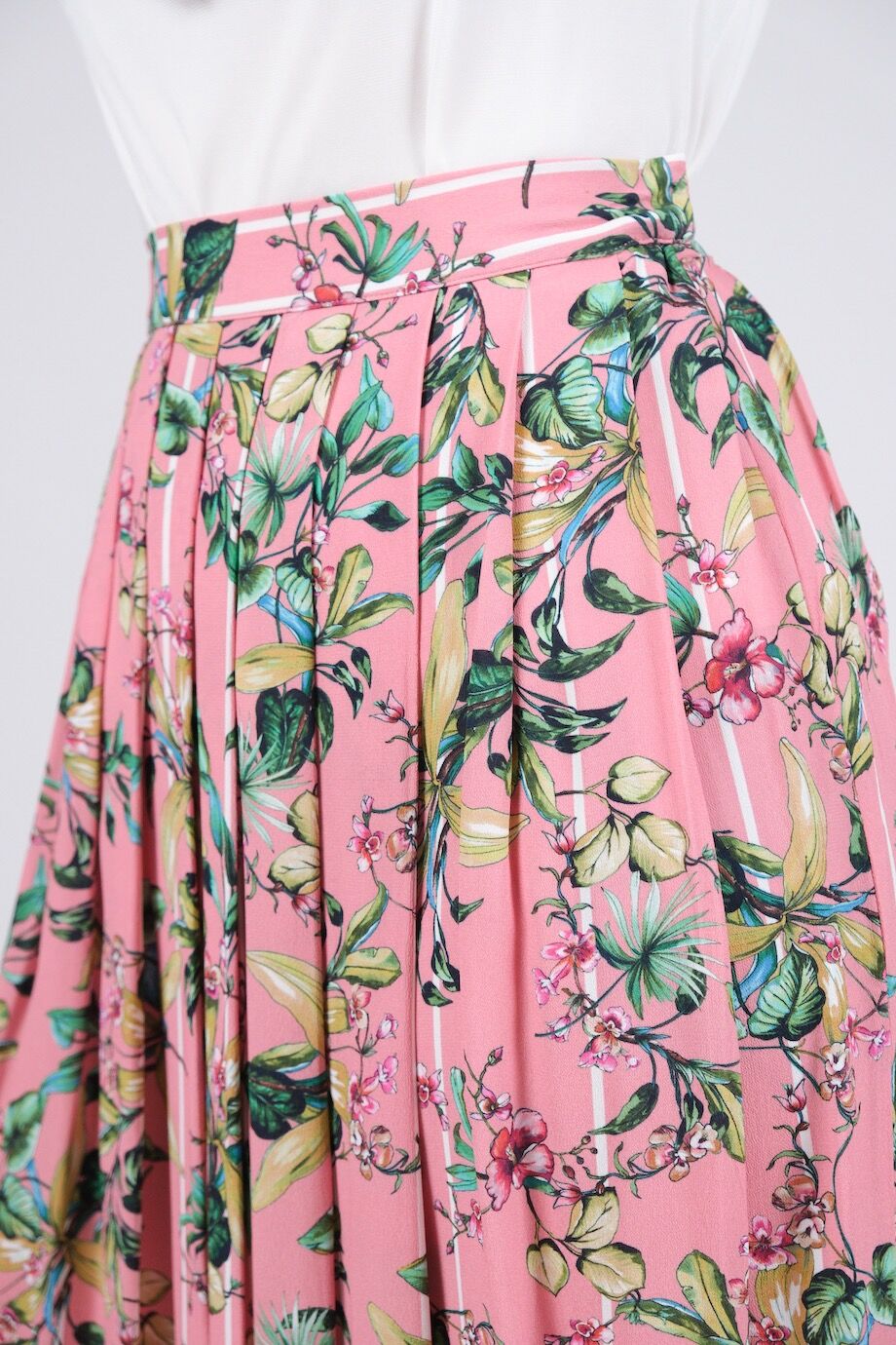 image 5 Плиссированная юбка розового цвета с принтом