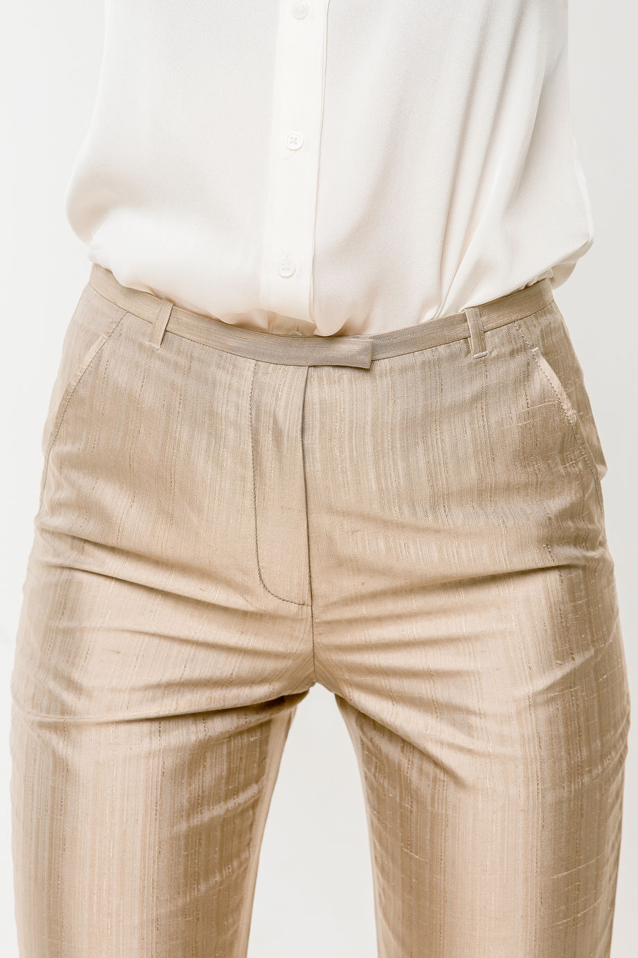 image 6 Шелковые брюки