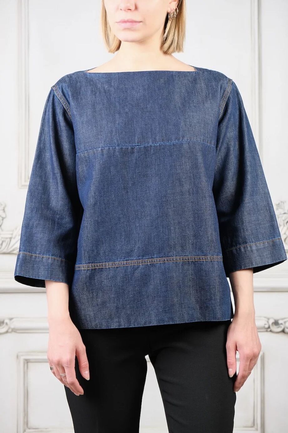 image 1 Джинсовая блуза