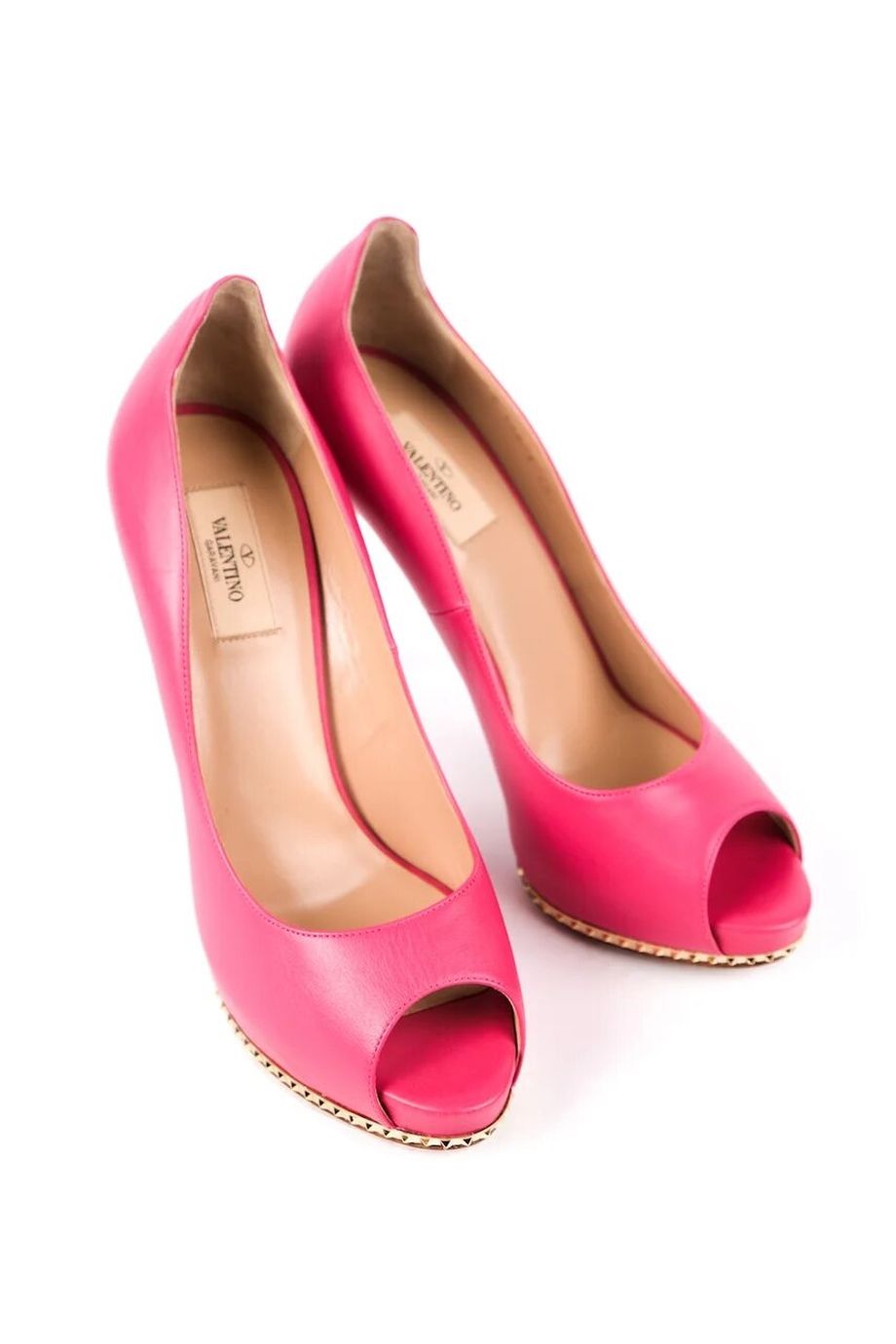 image 2 Туфли розового цвета с открытым носиком