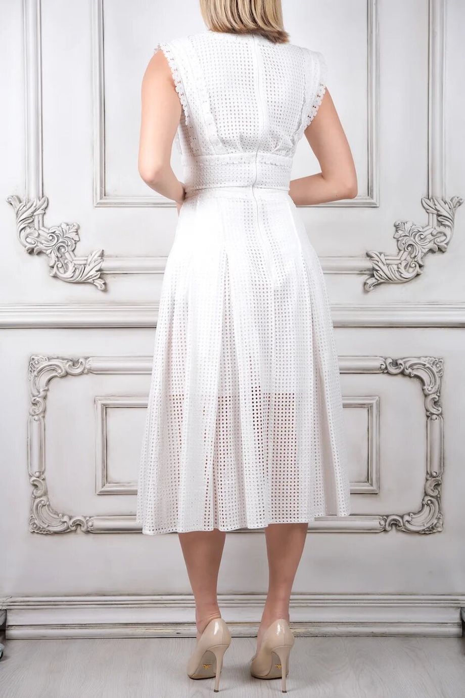 image 2 Платье белого цвета