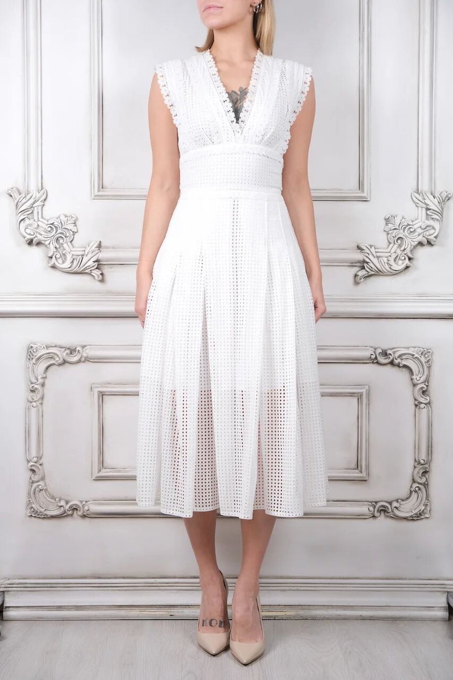 image 1 Платье белого цвета