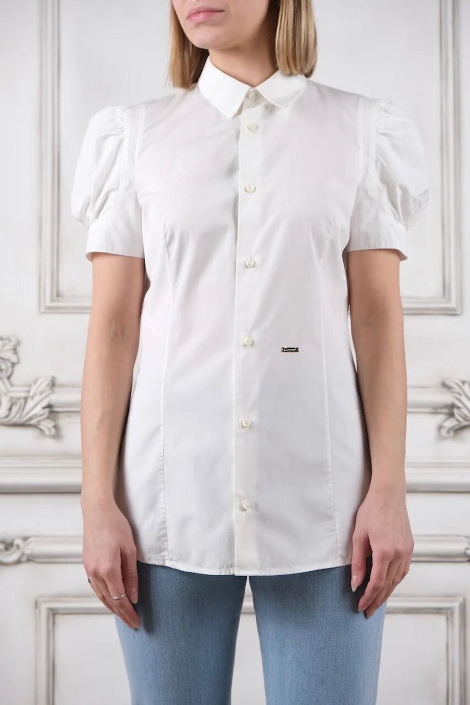 image 1 Рубашка белого цвета с коротким рукавом