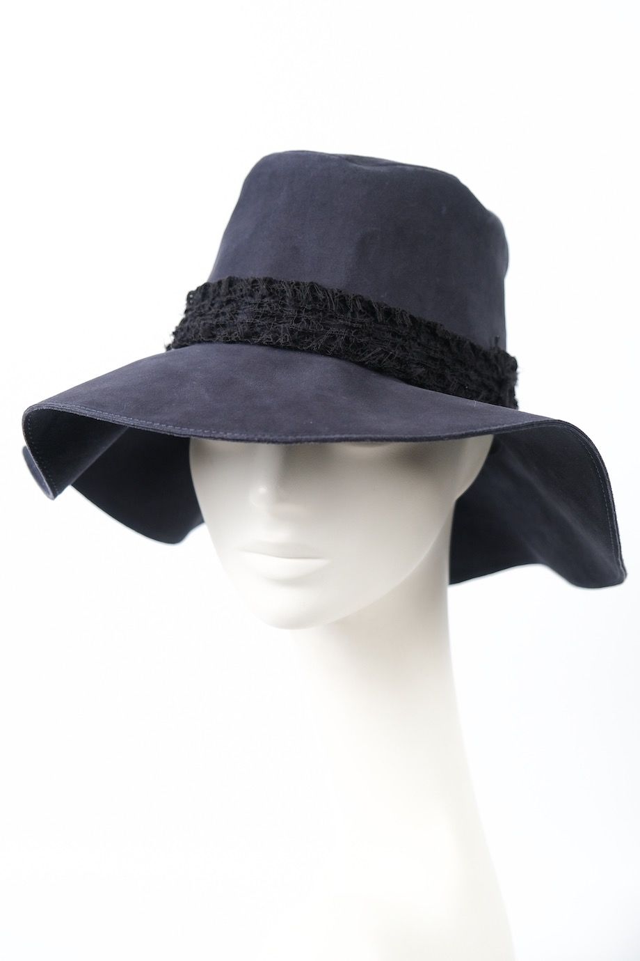 image 1 Шляпа синего цвета с декором