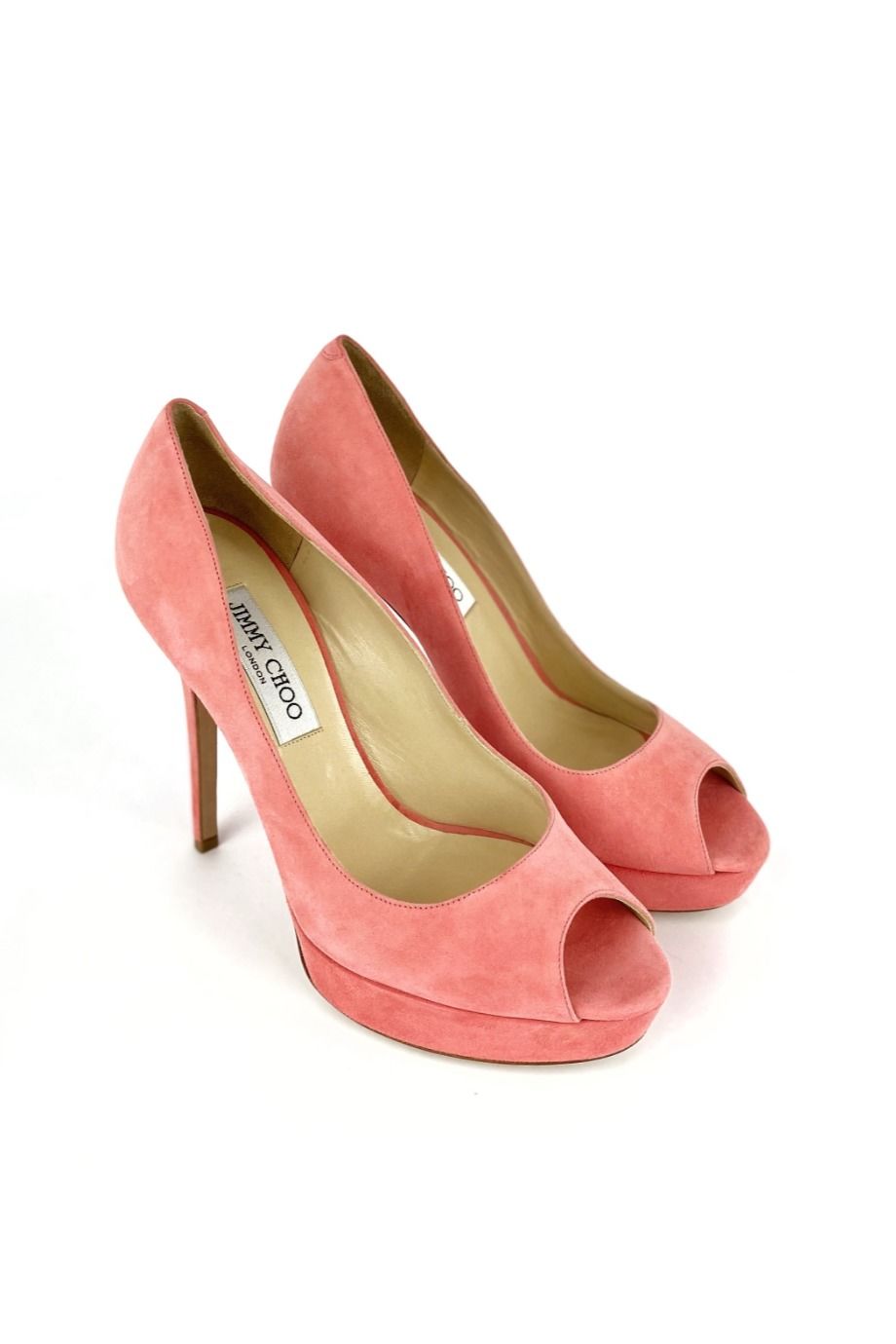 image 1 Туфли с открытым носиком розового цвета