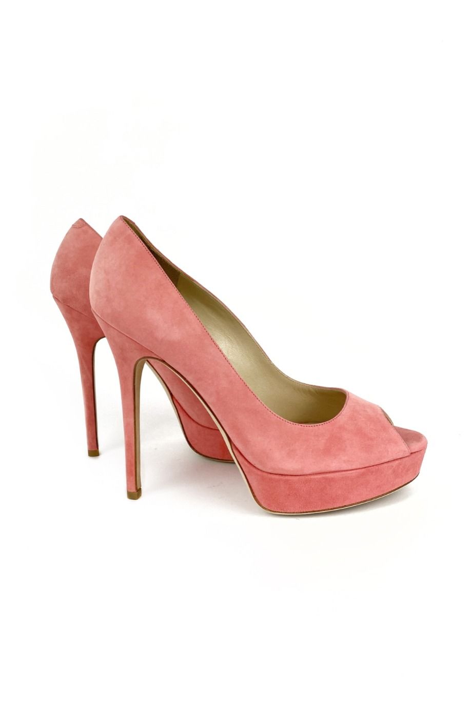 image 5 Туфли с открытым носиком розового цвета