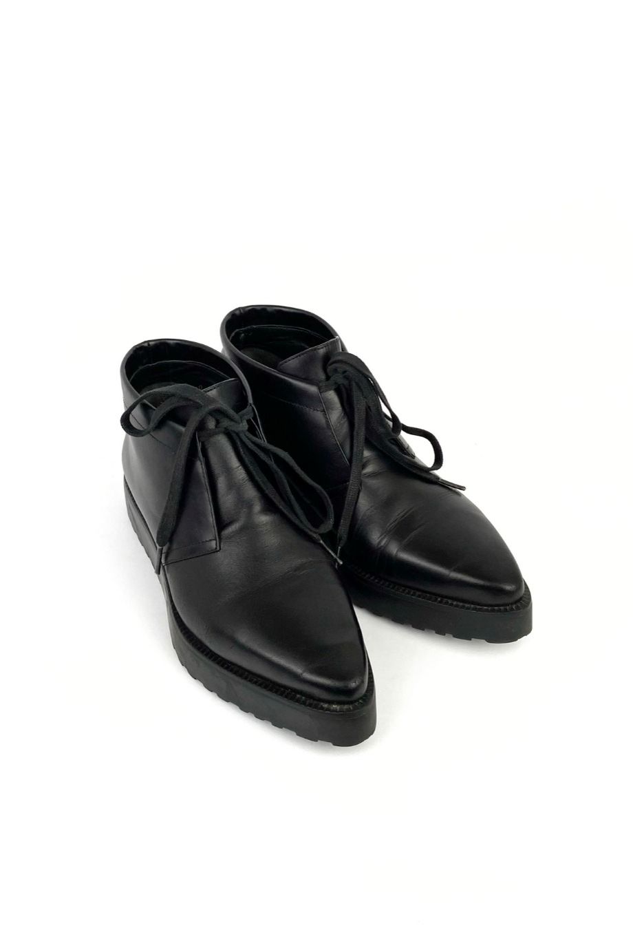 image 1 Ботинки черного цвета на шнуровке