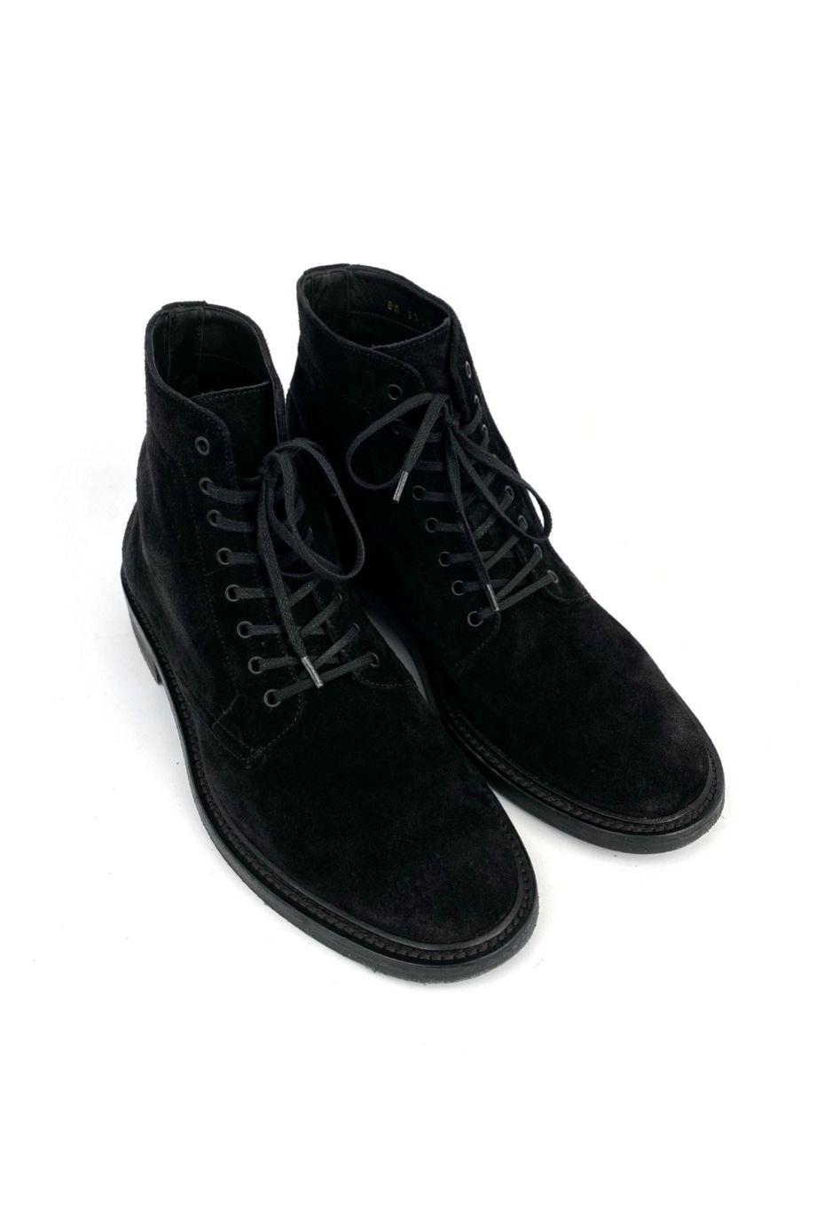 image 1 Замшевые ботинки черного цвета на шнуровке