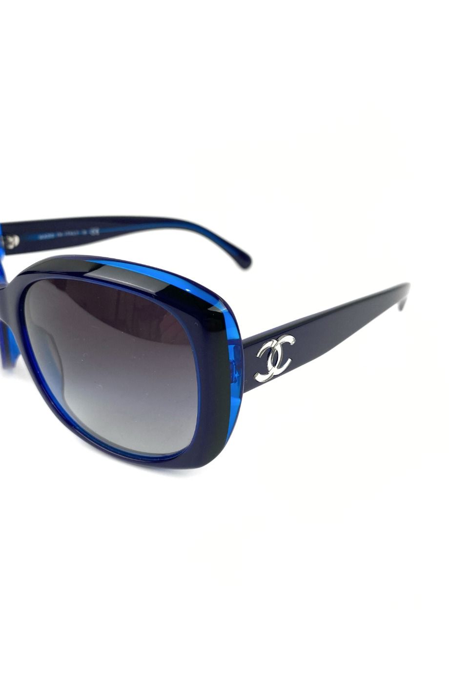 image 2 Солнцезащитные очки в пластиковой синей оправе