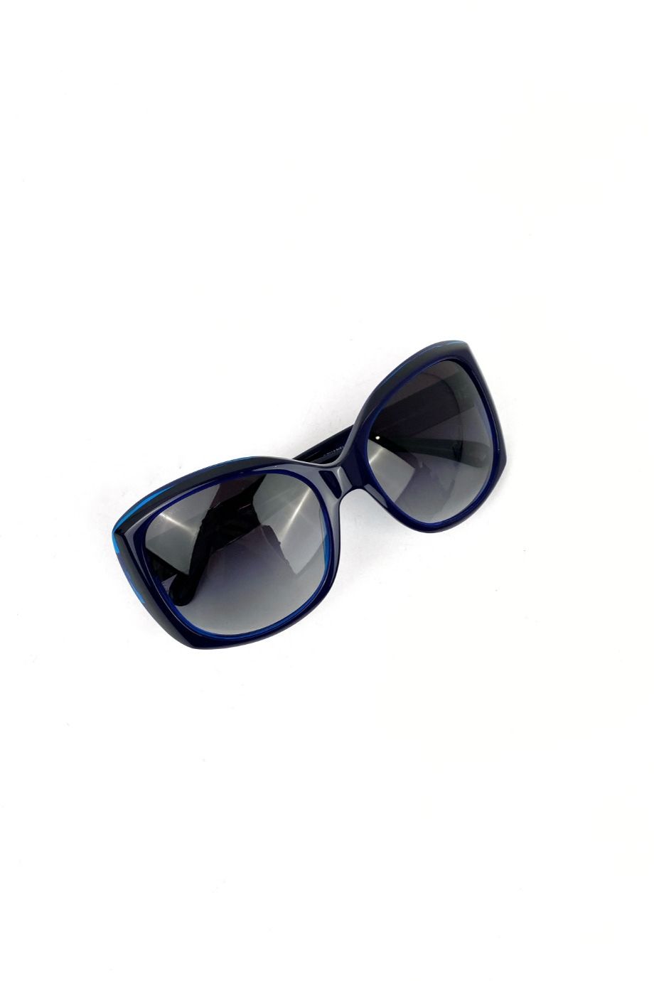 image 3 Солнцезащитные очки в пластиковой синей оправе