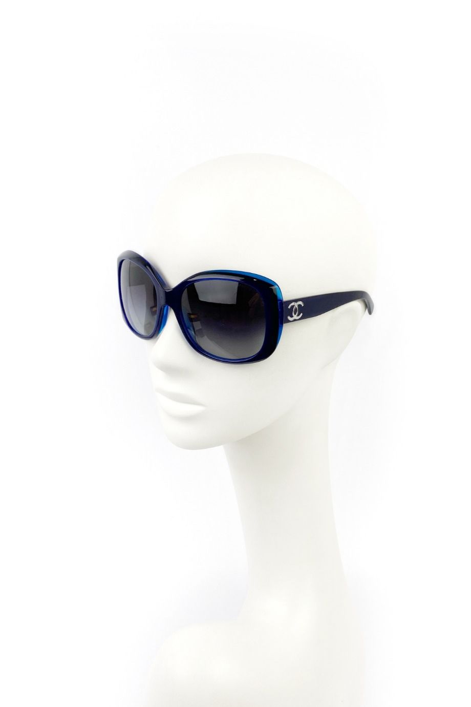 image 5 Солнцезащитные очки в пластиковой синей оправе