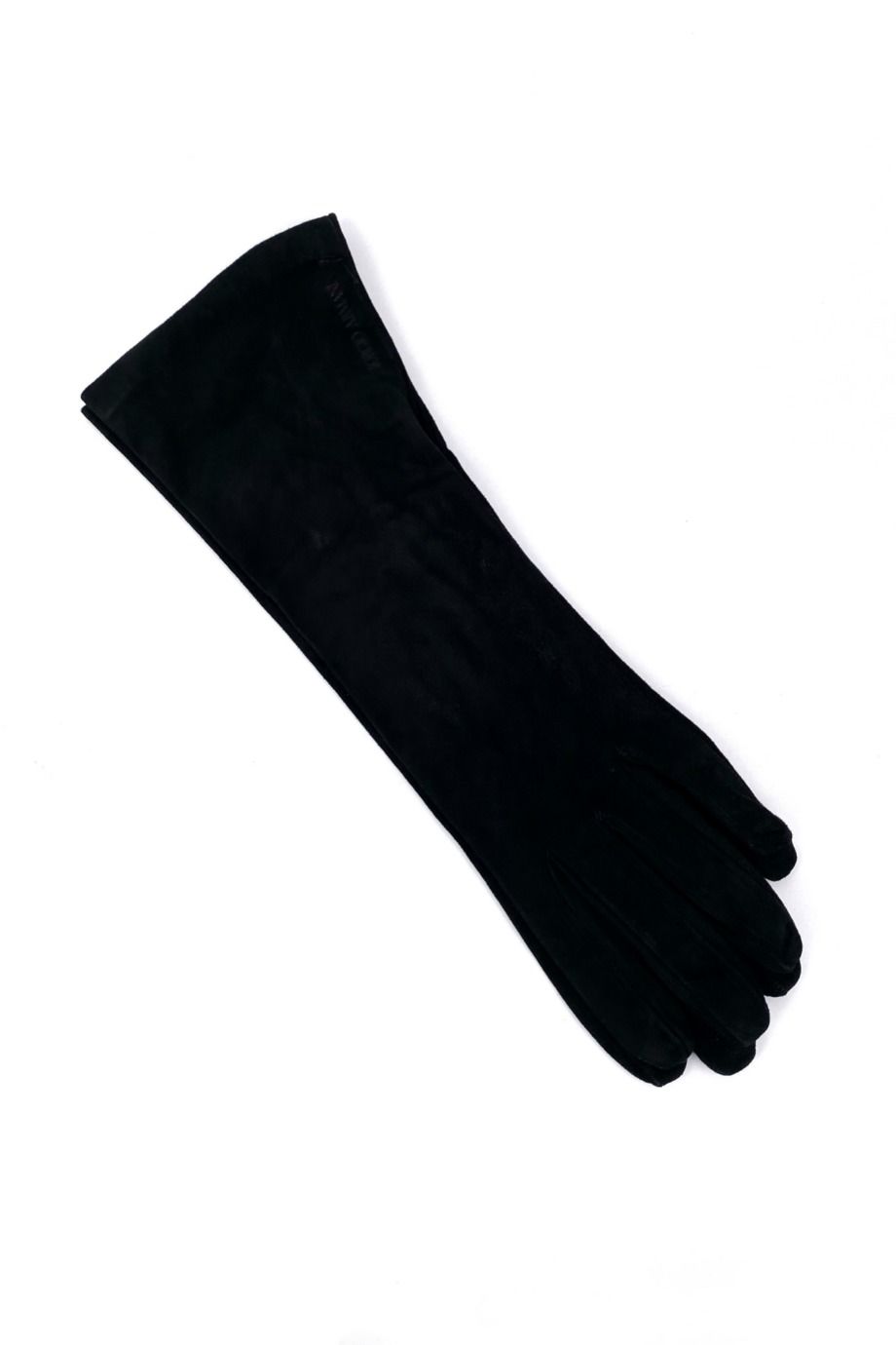 image 1 Перчатки из замши чёрного цвета