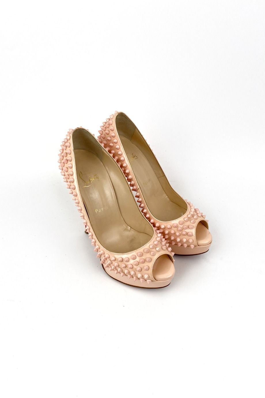 image 1 Туфли розового цвета с шипами