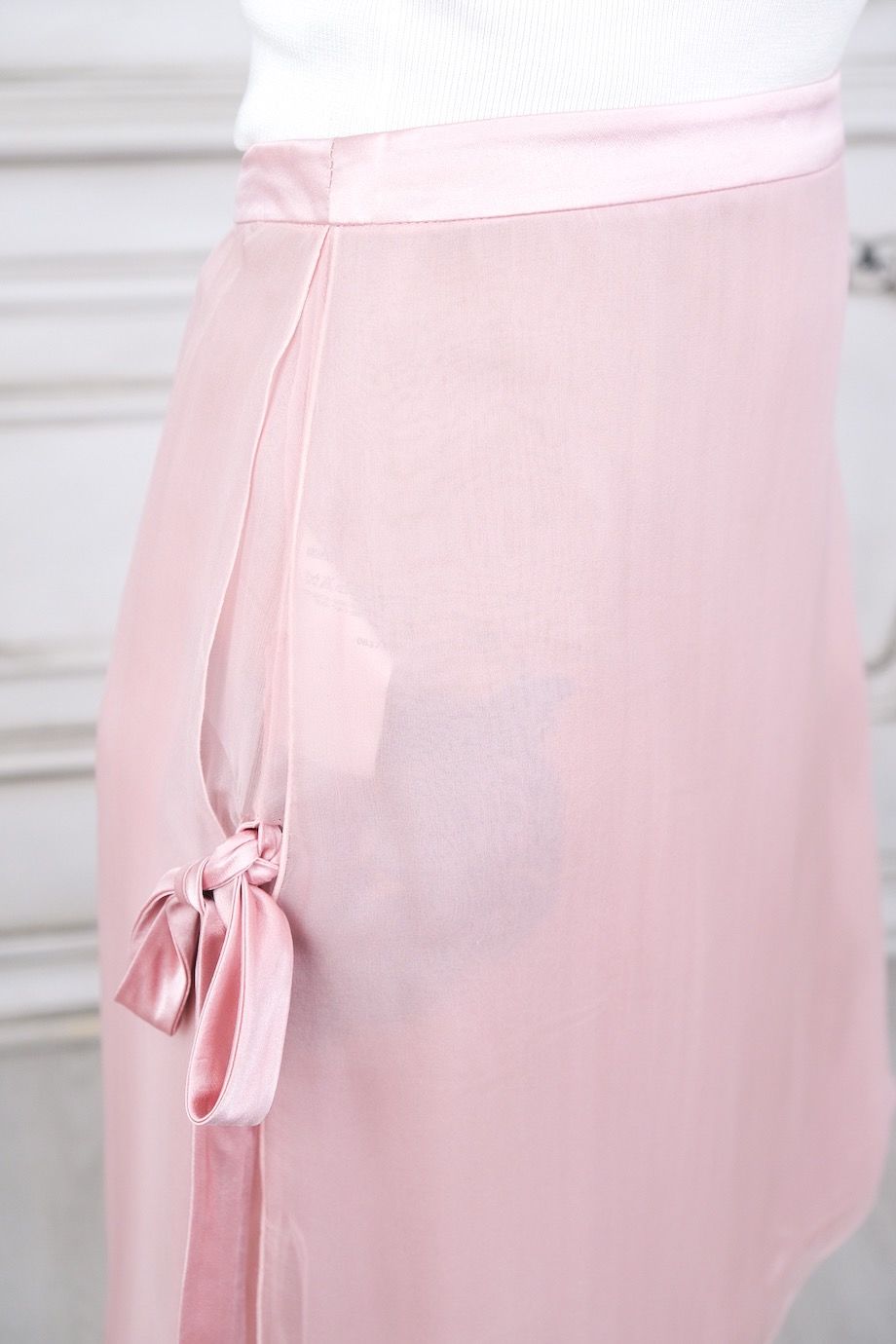 image 5 Шелковая юбка розового цвета
