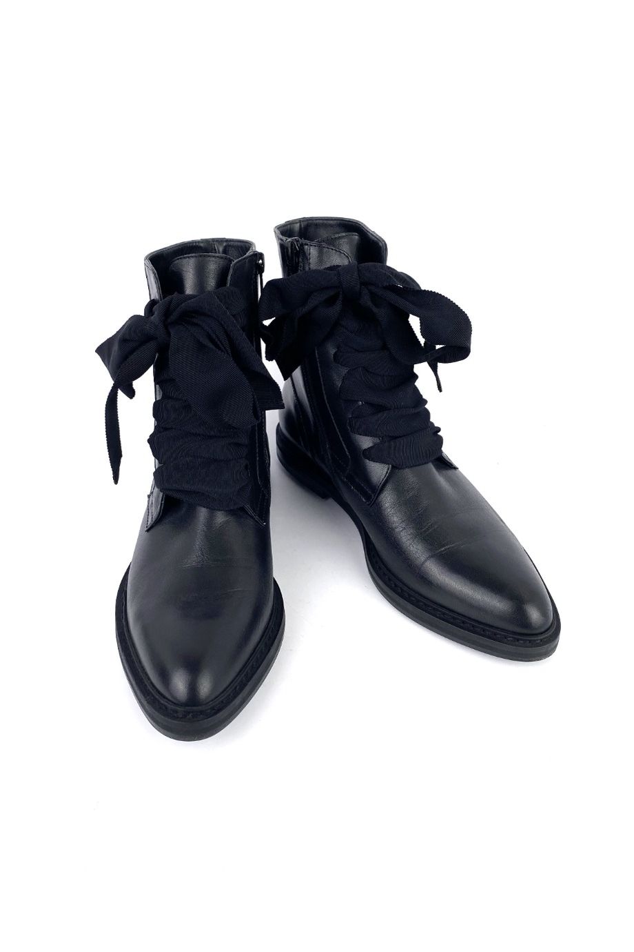 image 2 Ботинки черного цвета на завязках