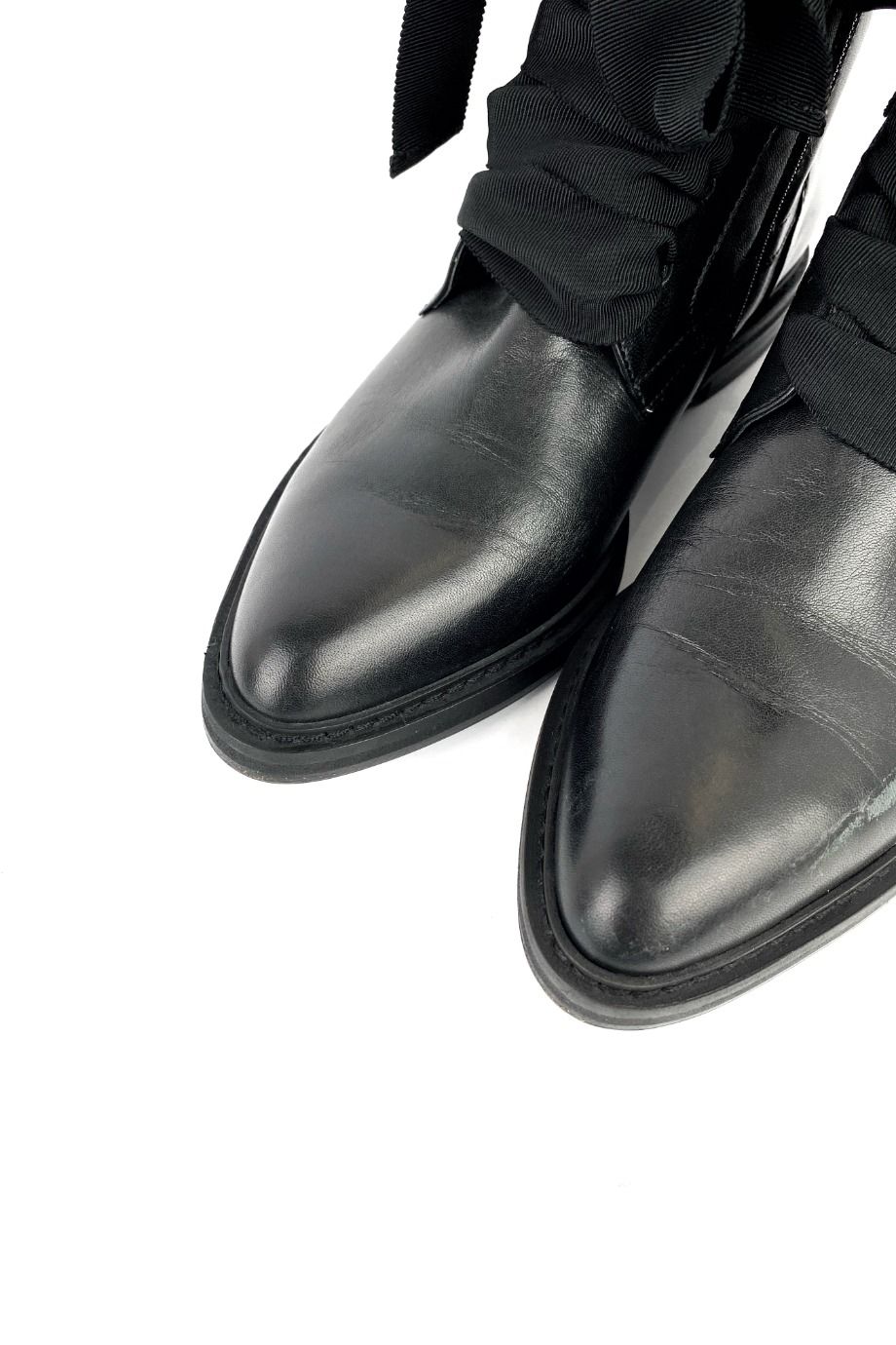 image 3 Ботинки черного цвета на завязках