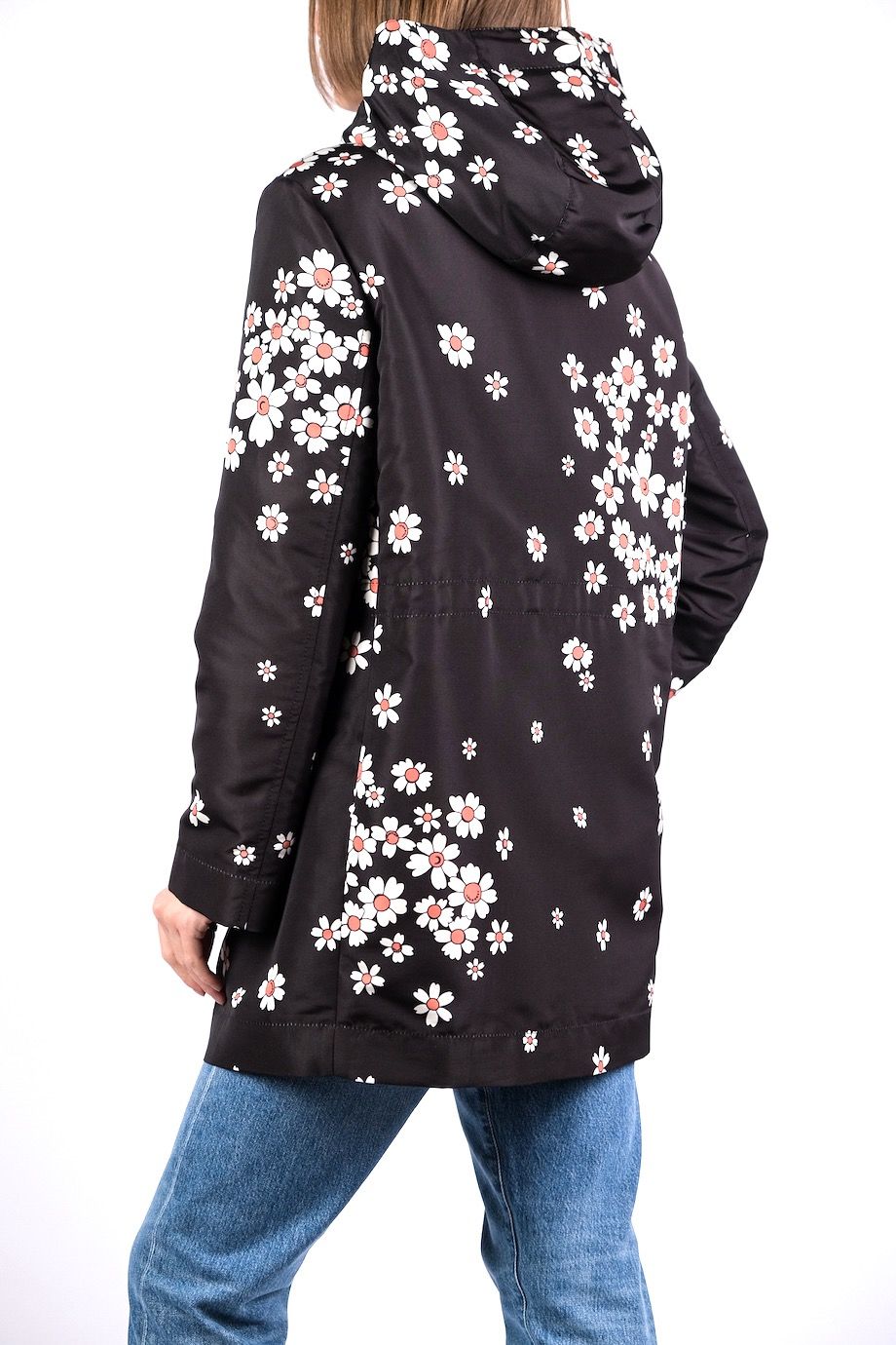 image 3 Куртка черного цвета с цветочным принтом