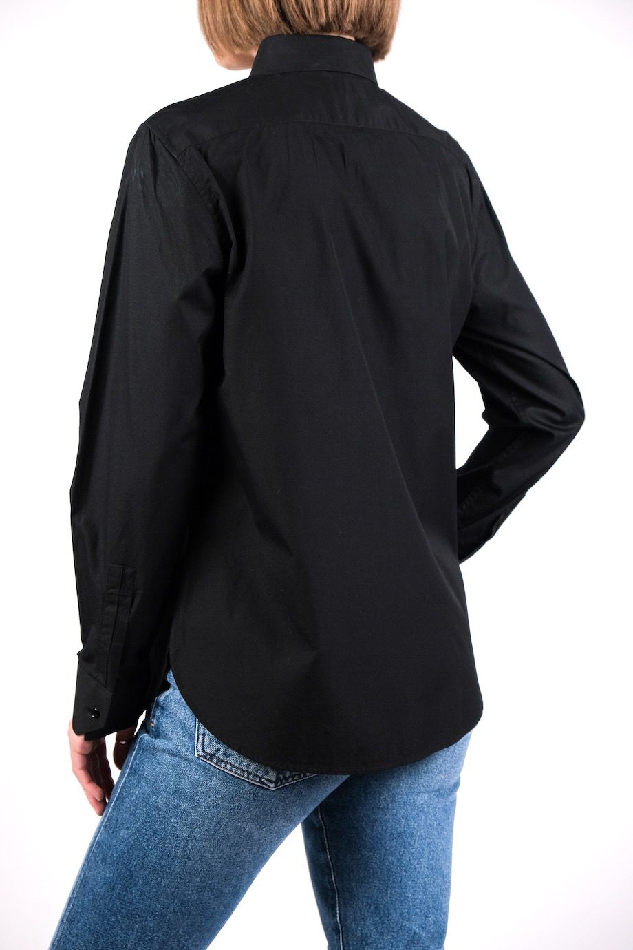 image 2 Рубашка с длинным рукавом черного цвета