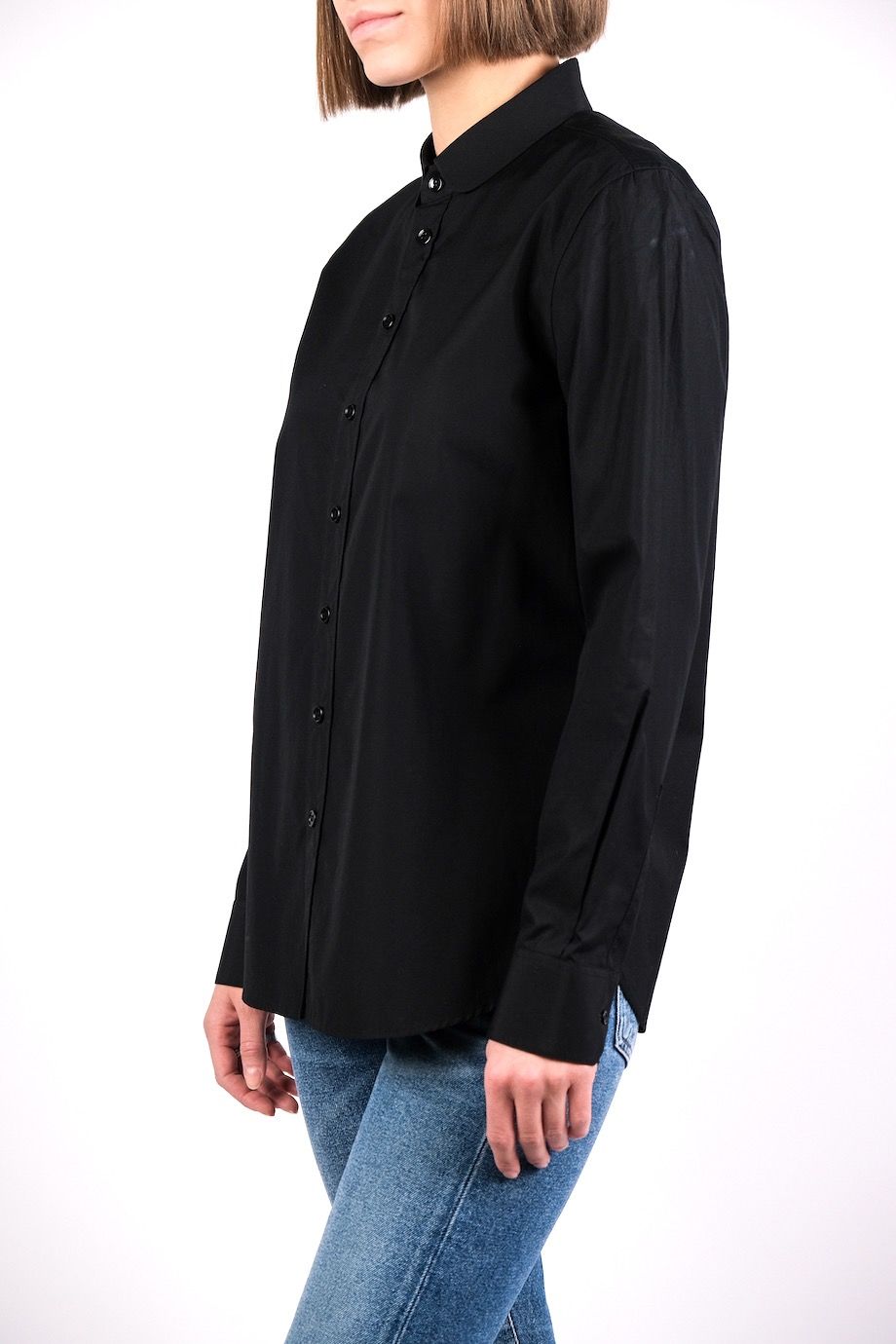 image 1 Рубашка с длинным рукавом черного цвета