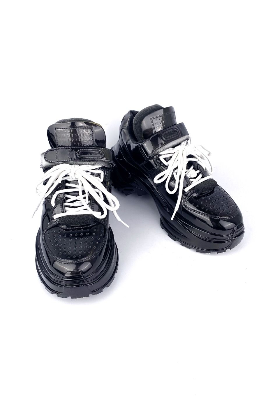 image 2 Лаковые кроссовки чёрного цвета