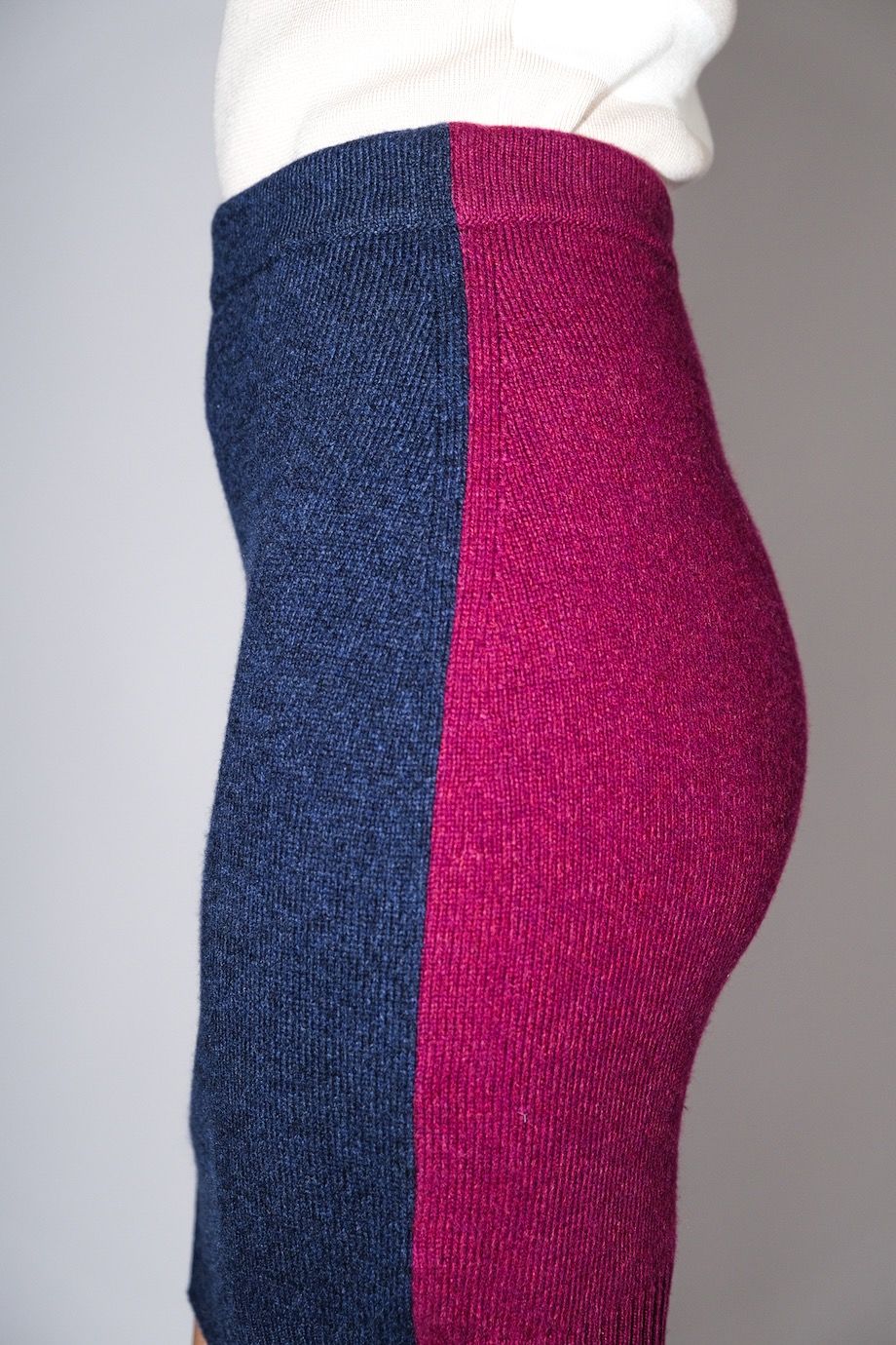 image 5 Трикотажная двухцветная юбка