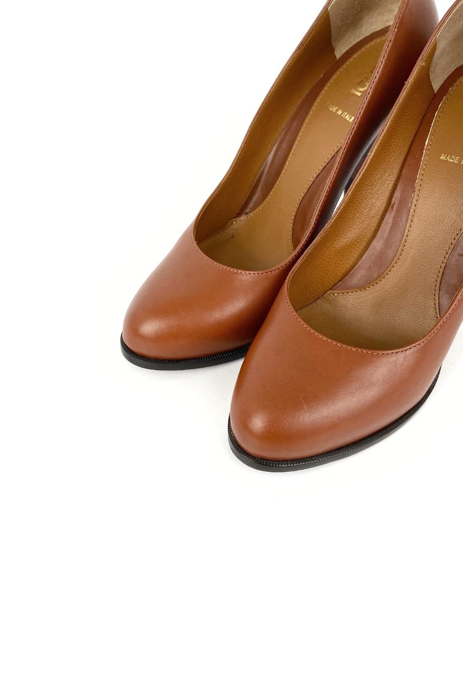 image 3 Туфли коричневого цвета на устойчивом каблуке