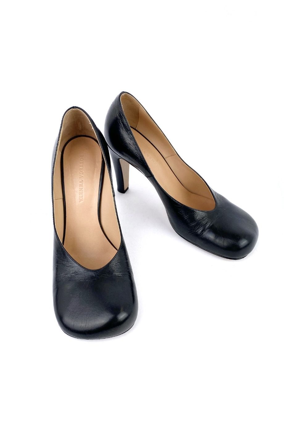 image 2 Туфли чёрного цвета с широким носком