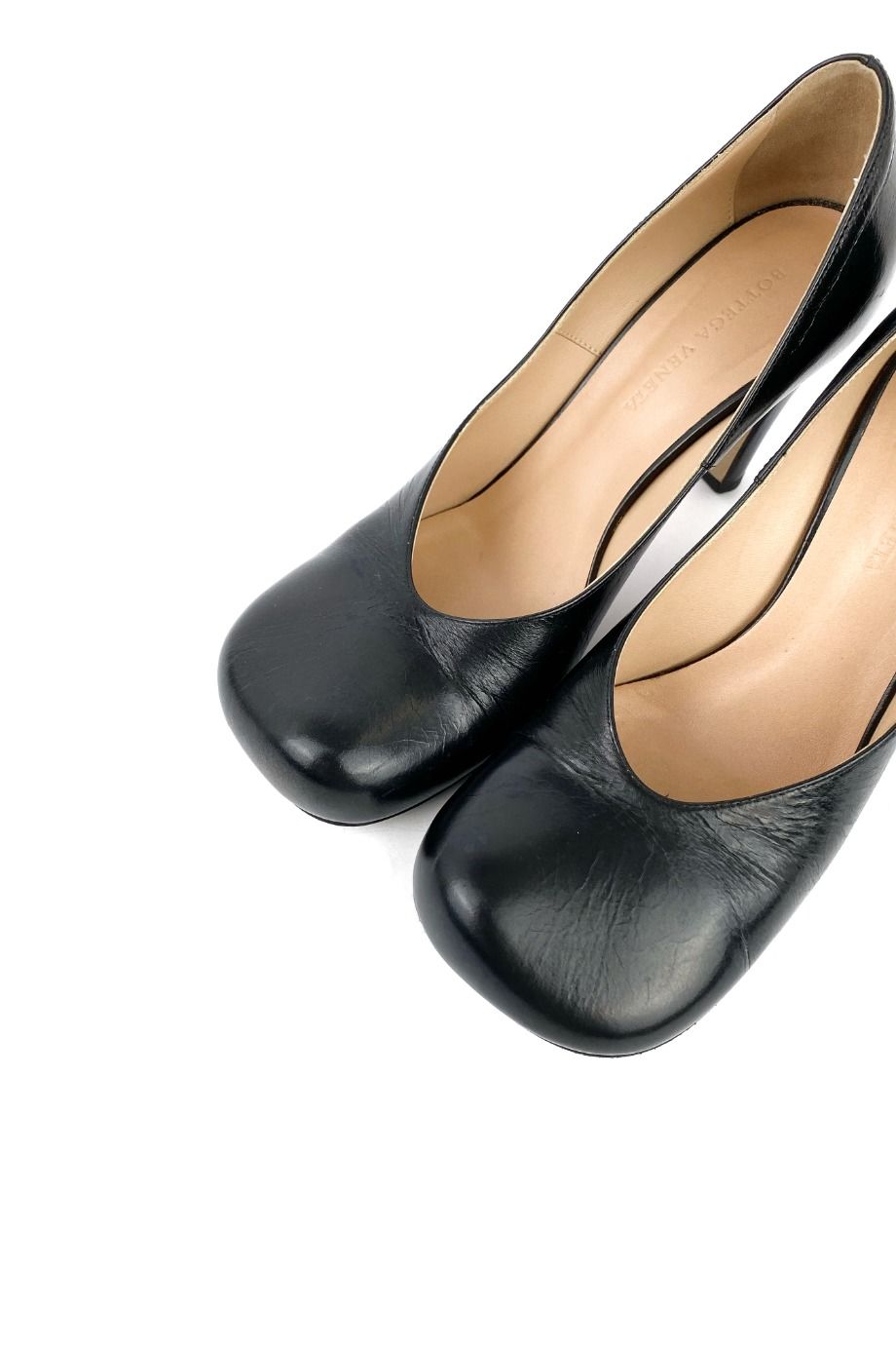 image 3 Туфли чёрного цвета с широким носком