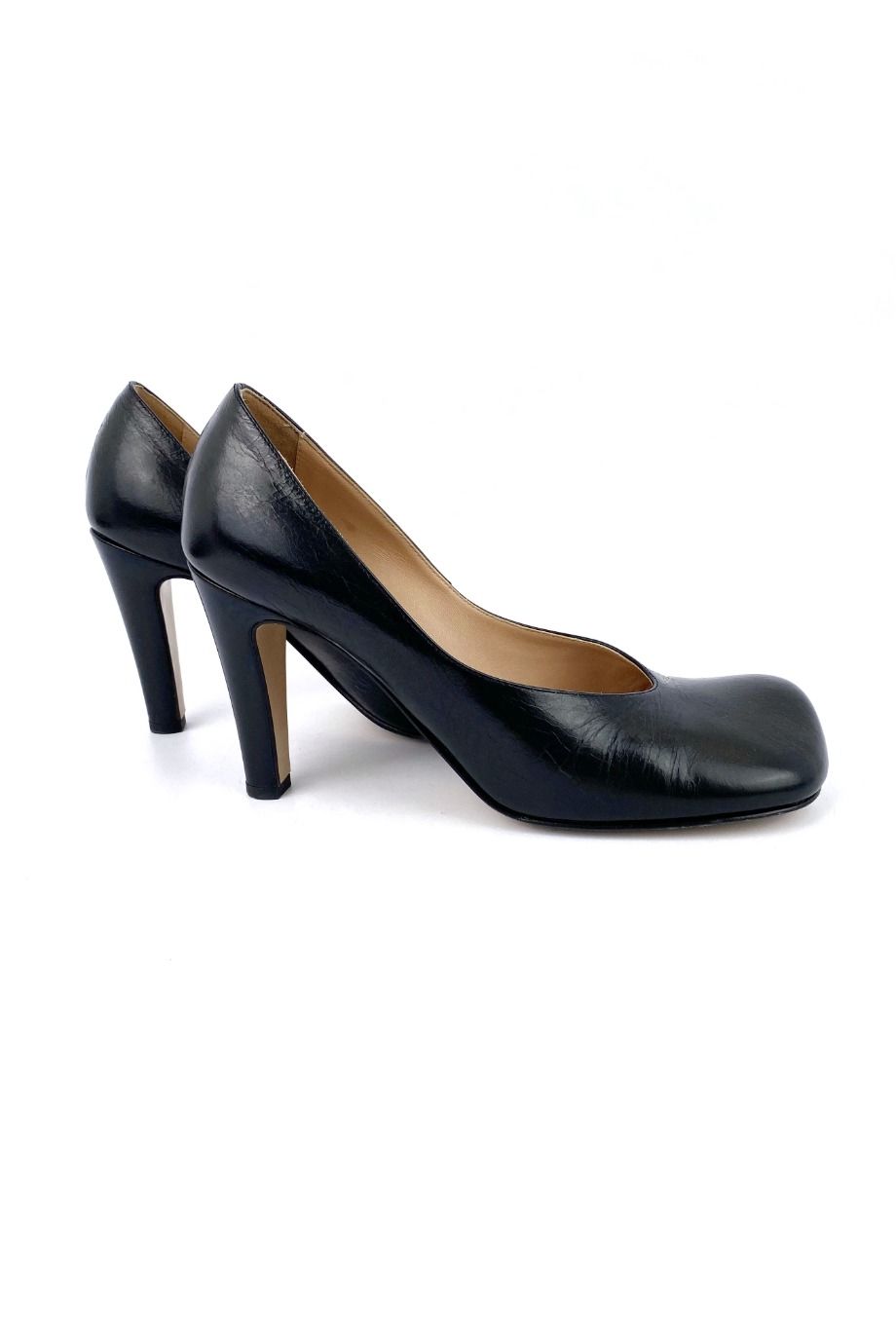 image 5 Туфли чёрного цвета с широким носком