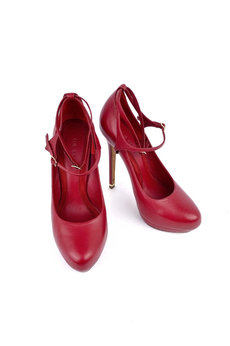 image 2 Туфли красного цвета с ремешками
