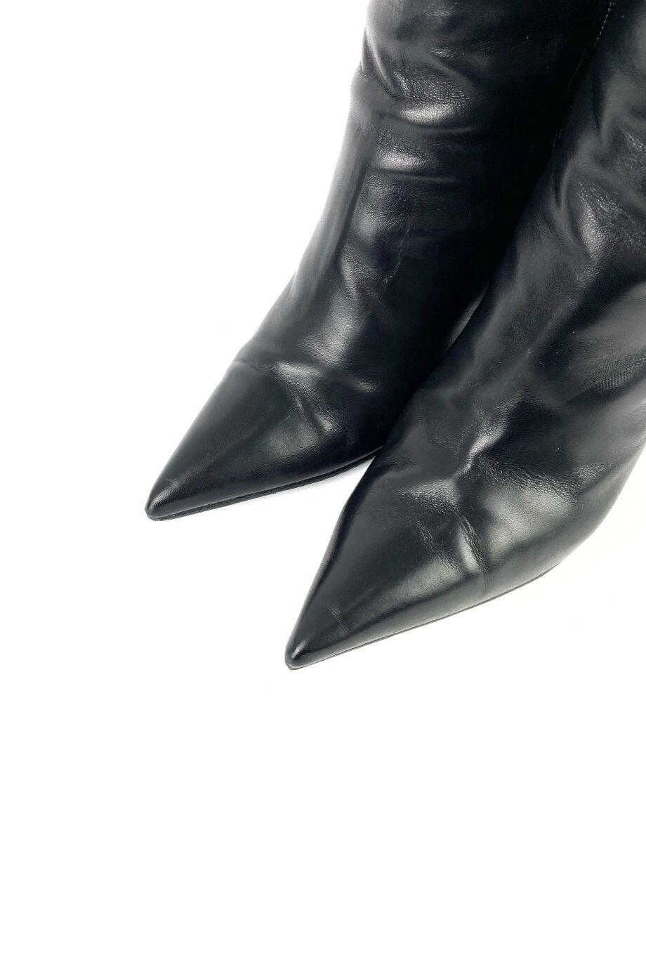 image 3 Ботильоны черного цвета на фигурном каблуке