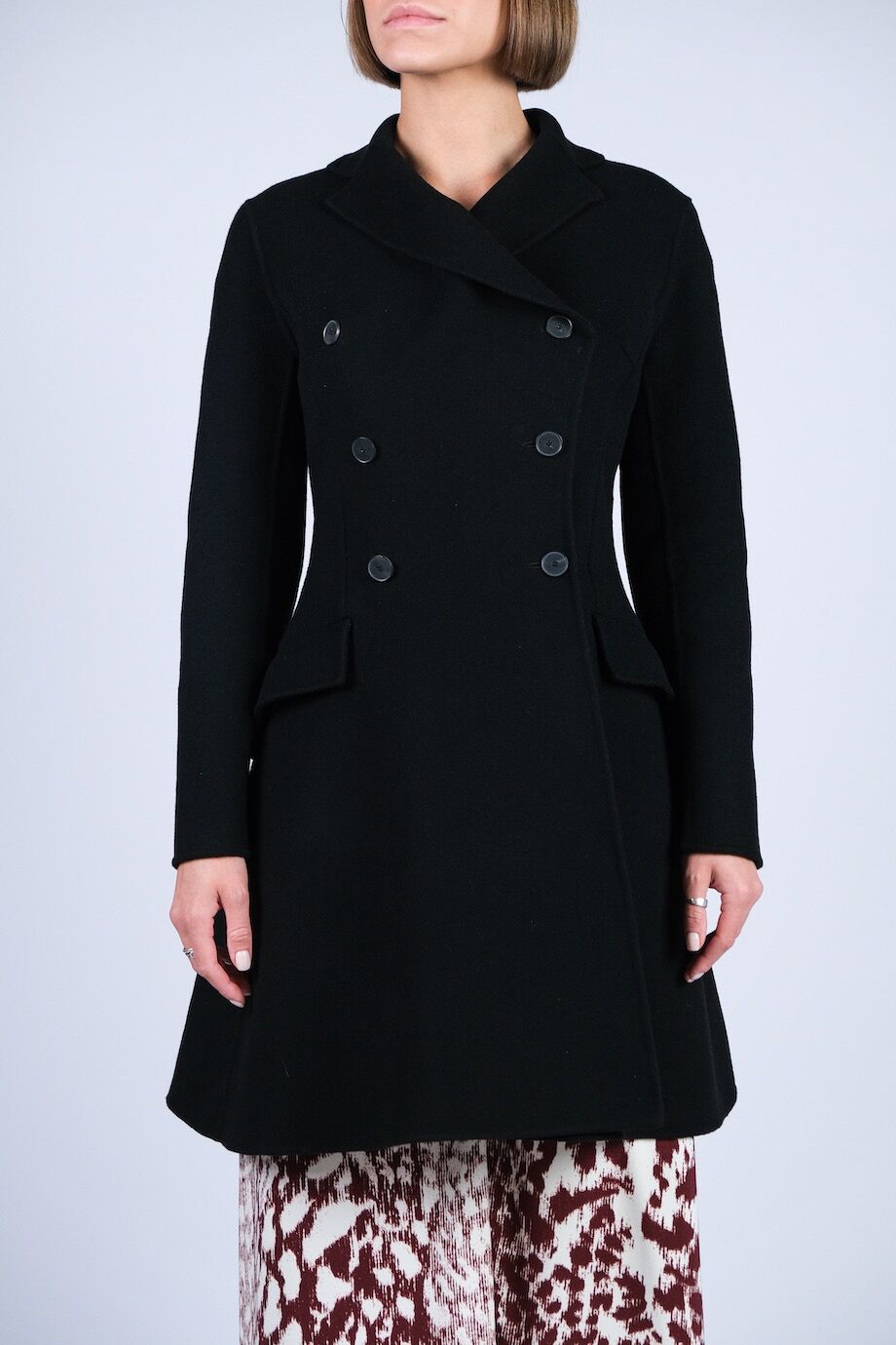 image 3 Кашемировое пальто черного цвета