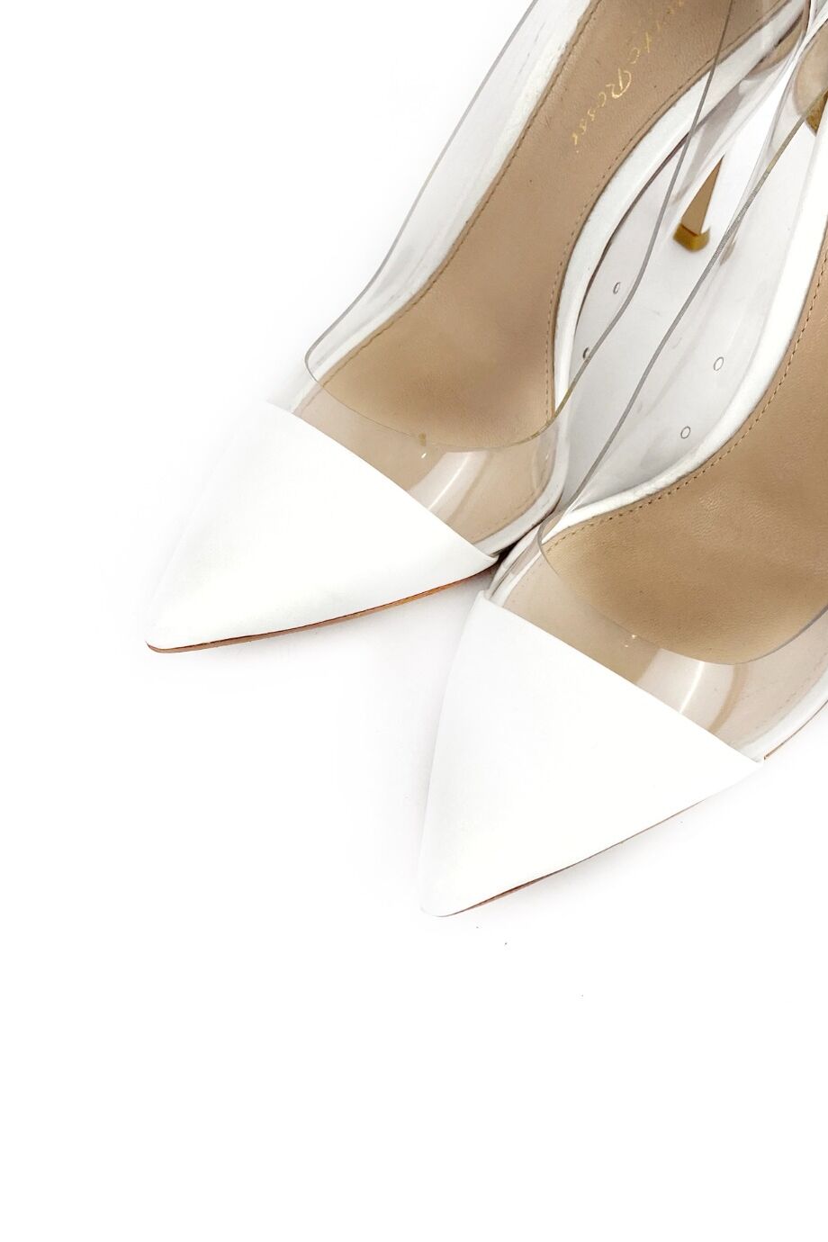 image 3 Туфли белого цвета с прозрачными вставками