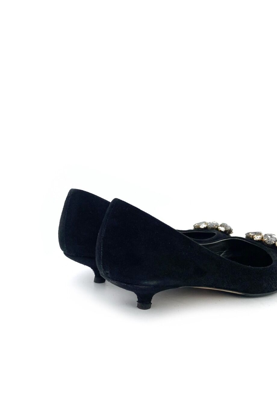 image 4 Туфли черного цвета на низком каблуке с пряжкой
