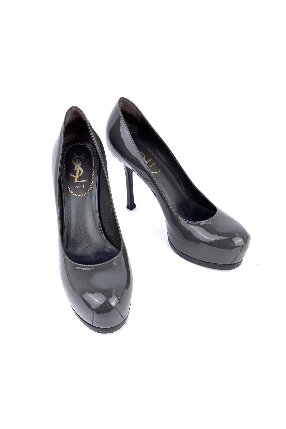 image 2 Лаковые туфли серого цвета Tribute