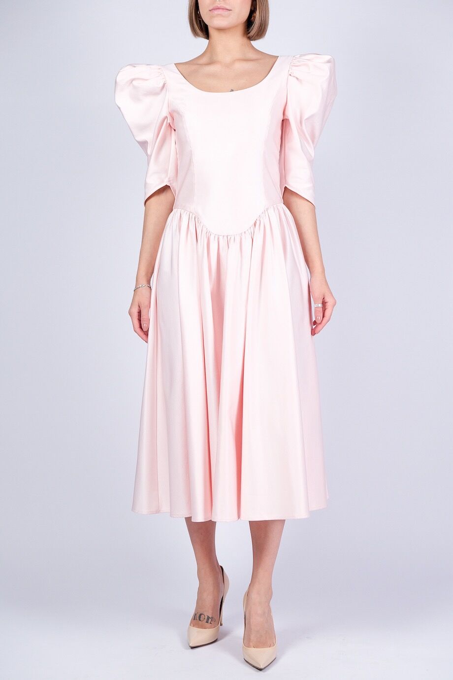 image 1 Платье розового цвета со шнуровкой на спине