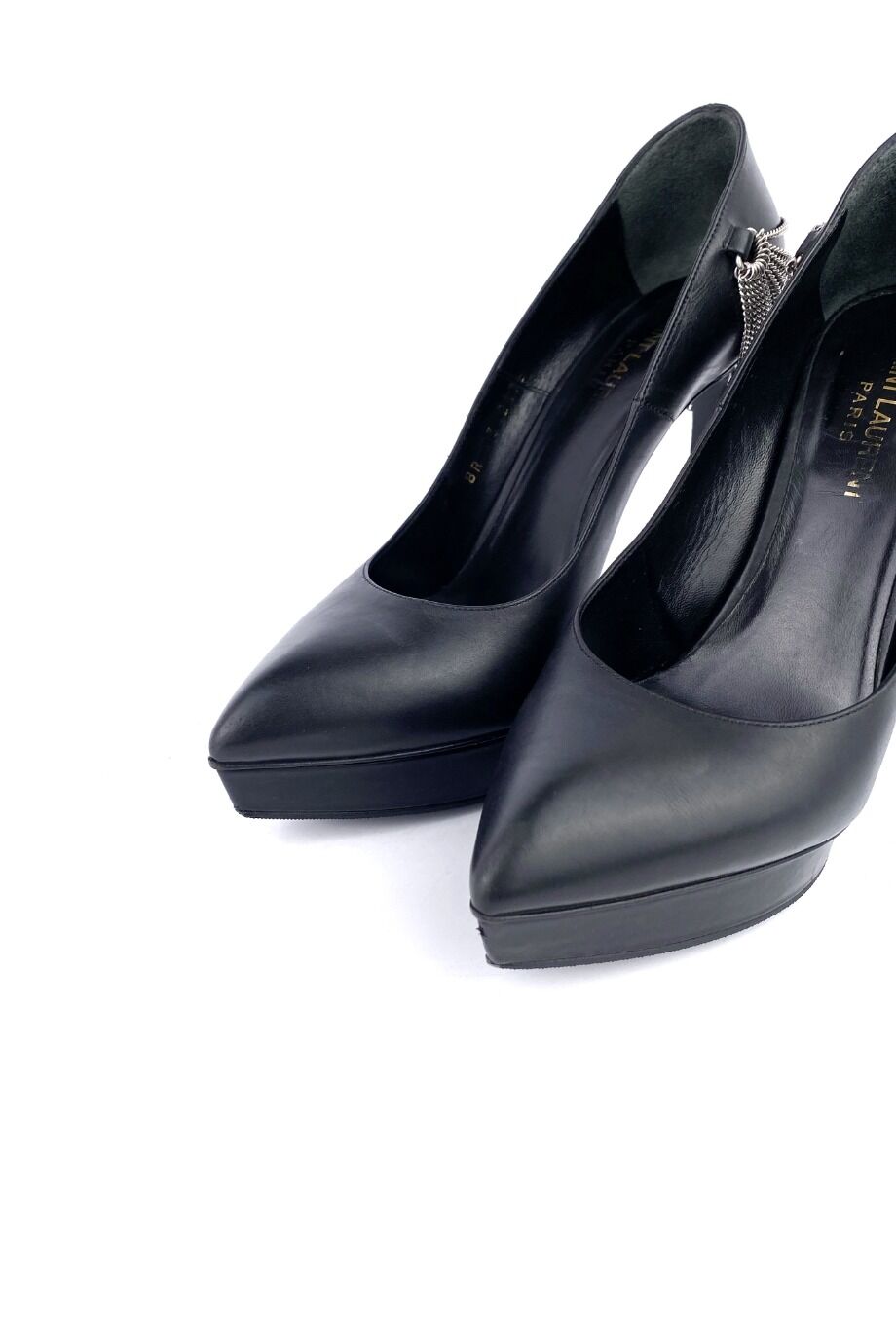 image 3 Туфли черного цвета с цепочкой