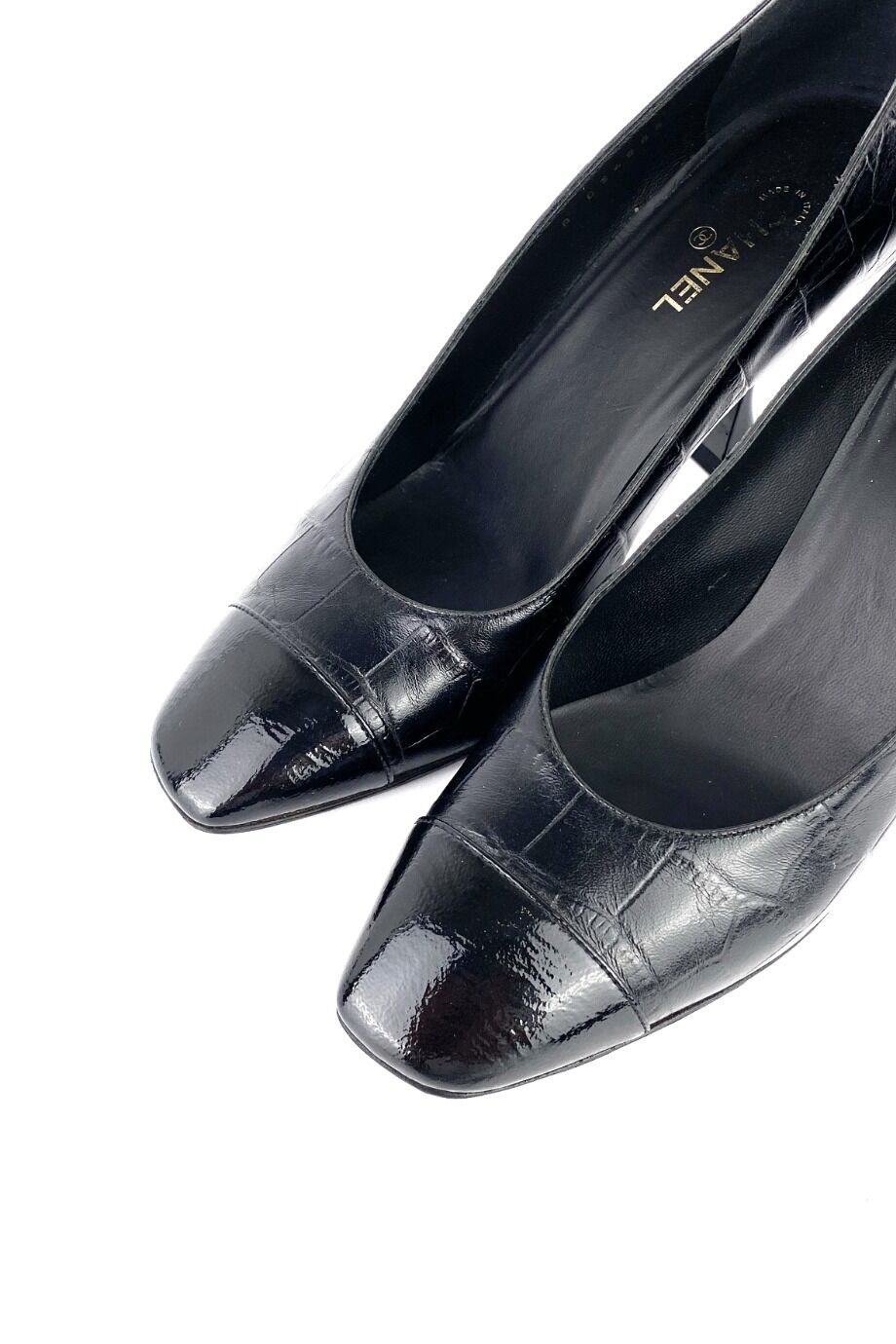 image 3 Туфли черного цвета на фигурном каблуке