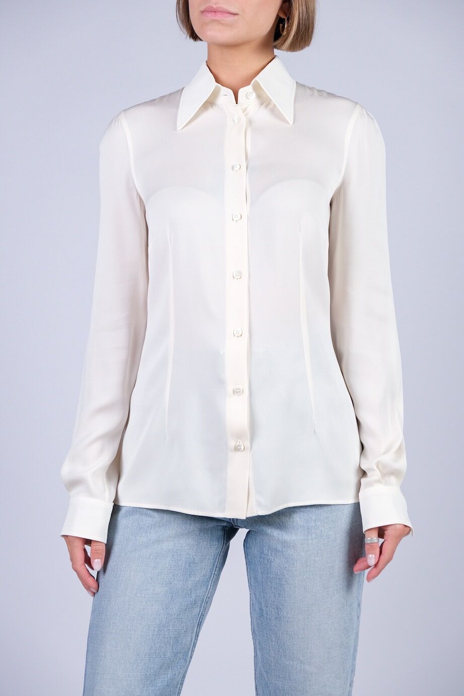 image 1 Блуза молочного цвета