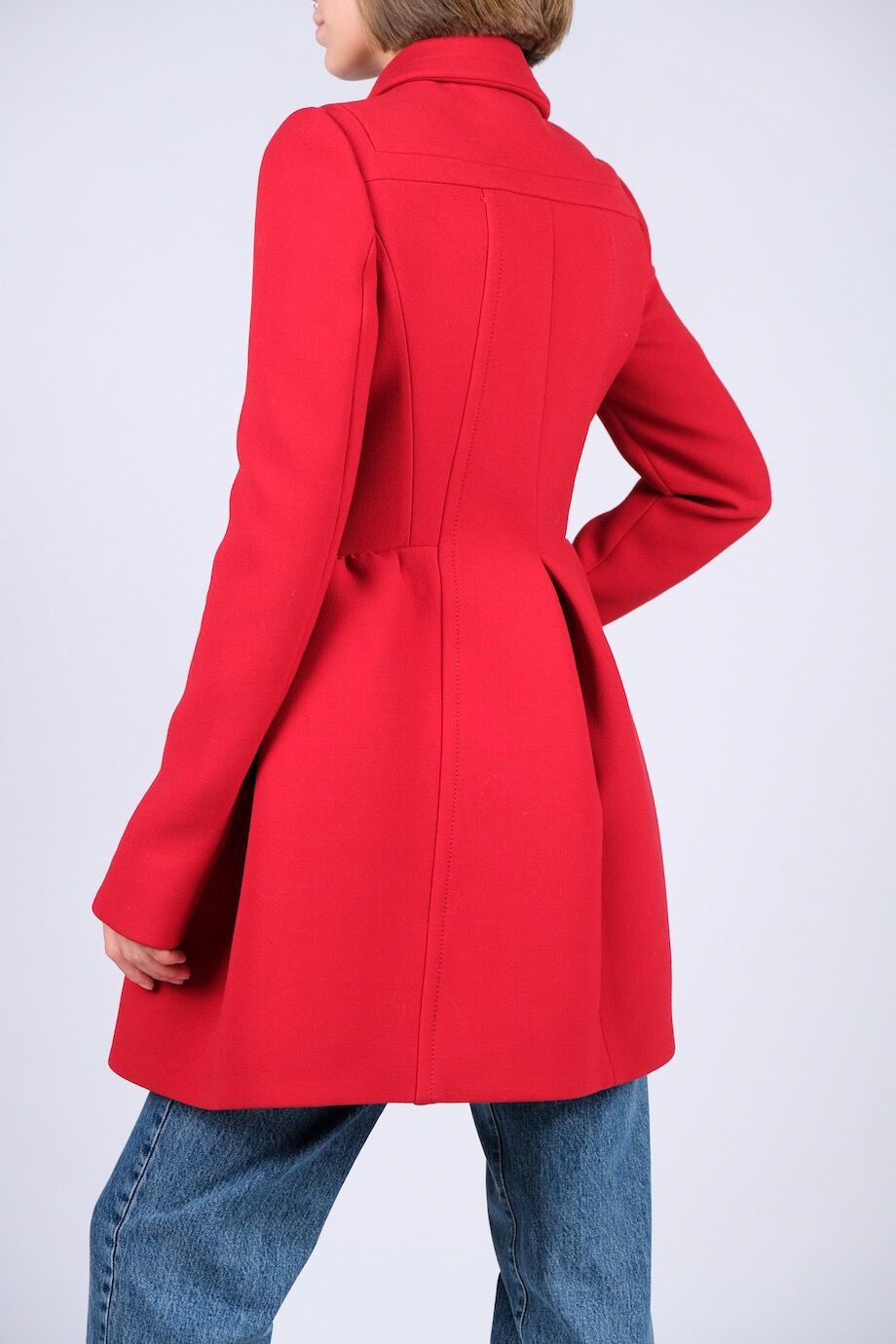 image 3 Пальто красного цвета