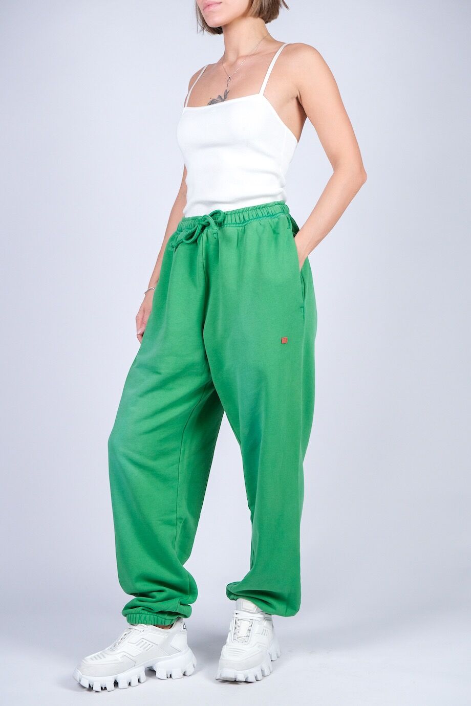 image 1 Спортивные брюки зеленого цвета