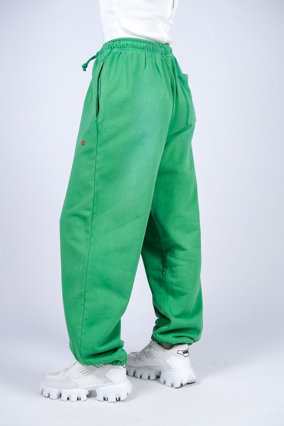 image 4 Спортивные брюки зеленого цвета