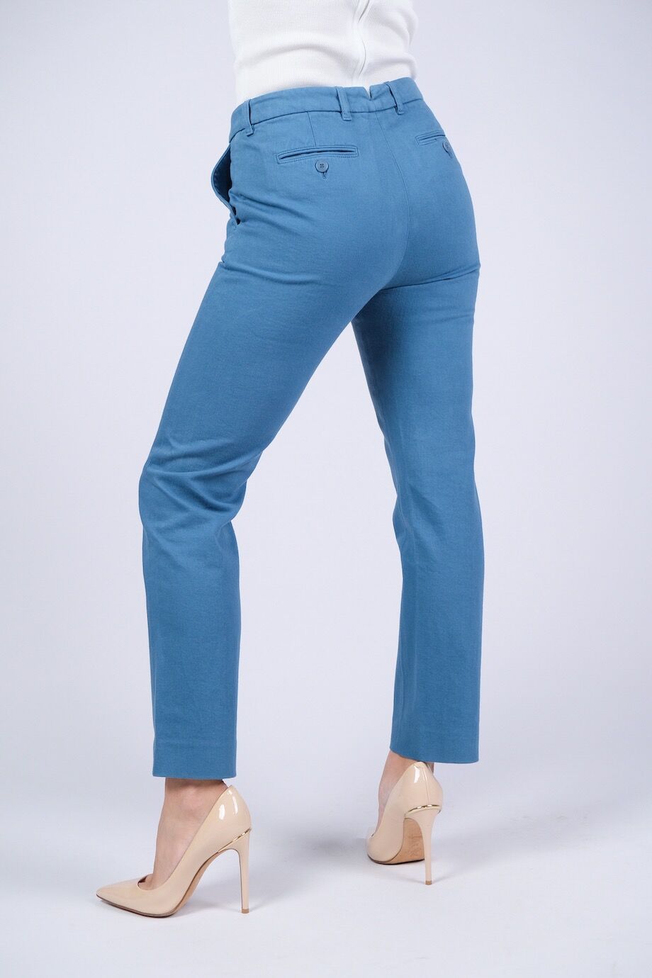 image 4 Джинсовые брюки голубого цвета