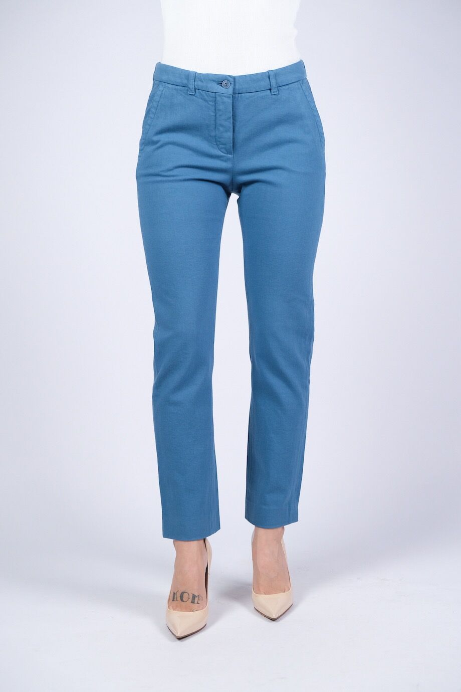 image 2 Джинсовые брюки голубого цвета