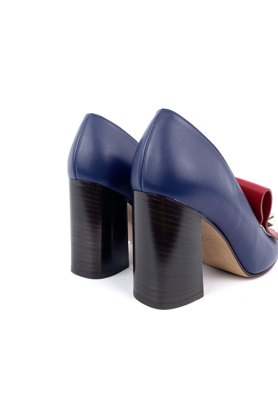 image 4 Комбинированные туфли на устойчивом каблуке