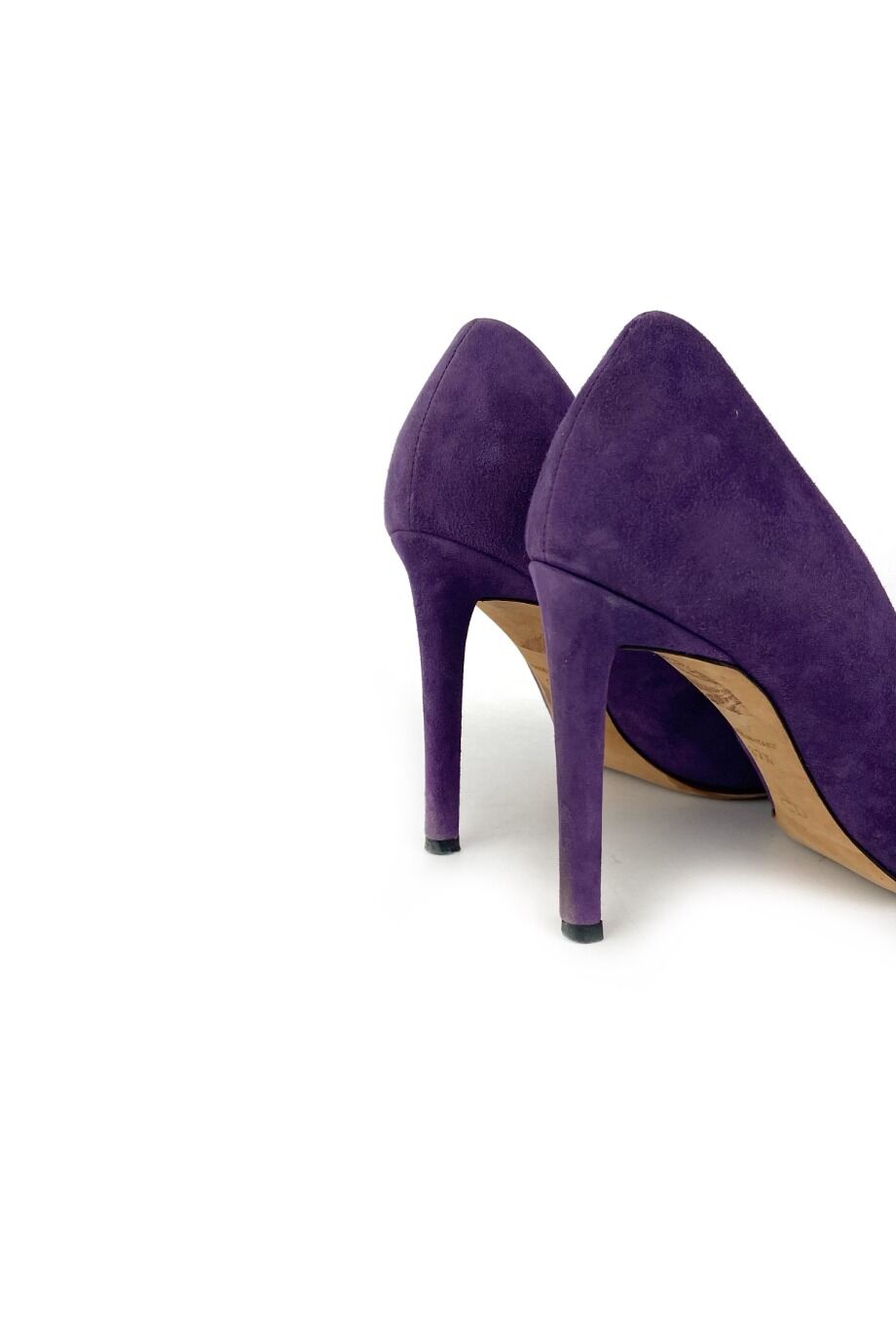 image 4 Замшевые туфли фиолетового цвета