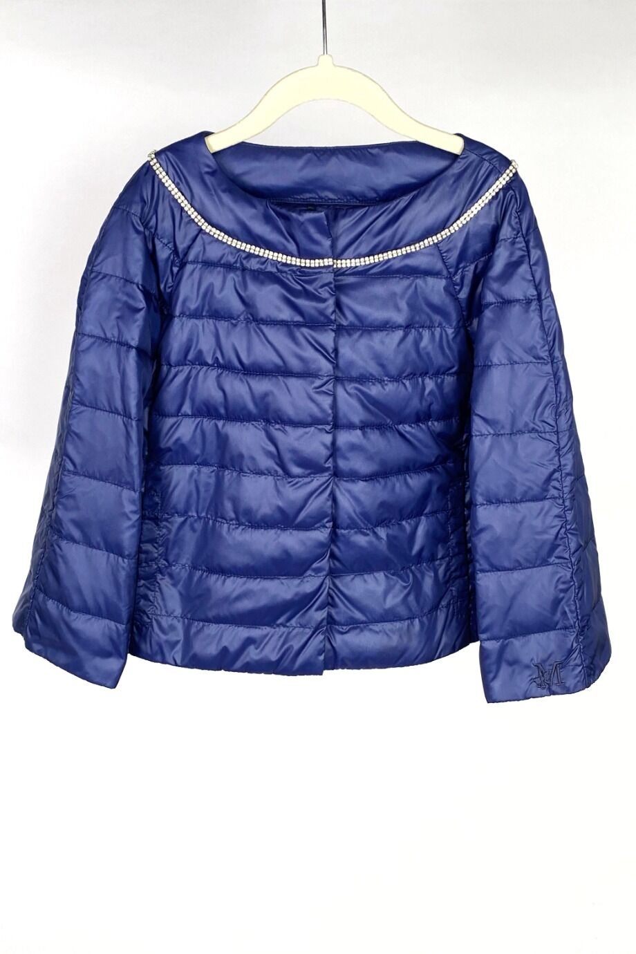 image 1 Детская куртка синего цвета c декором
